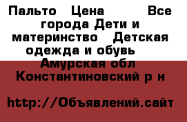 Пальто › Цена ­ 700 - Все города Дети и материнство » Детская одежда и обувь   . Амурская обл.,Константиновский р-н